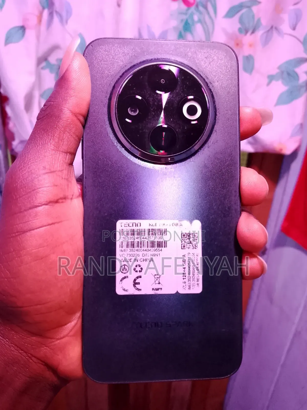 Tecno Spark 30 128 GB Black