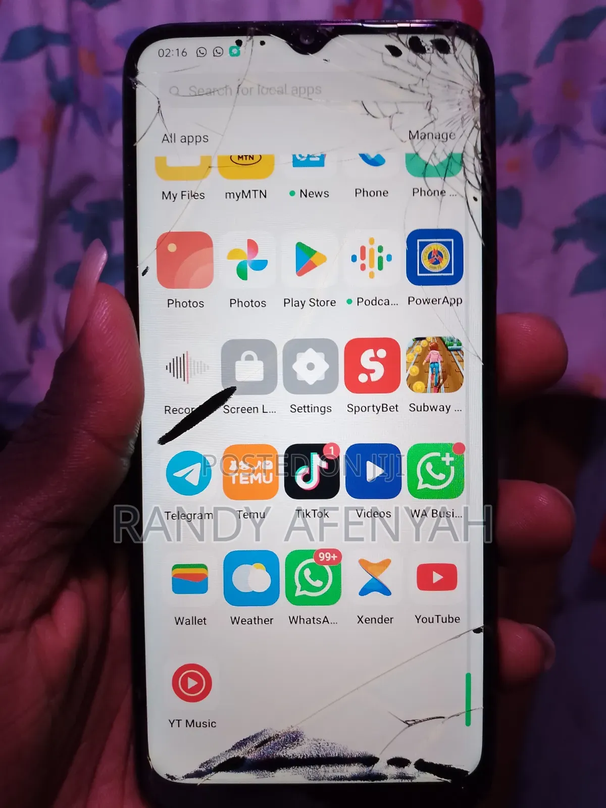 Oppo A16 32 GB Blue