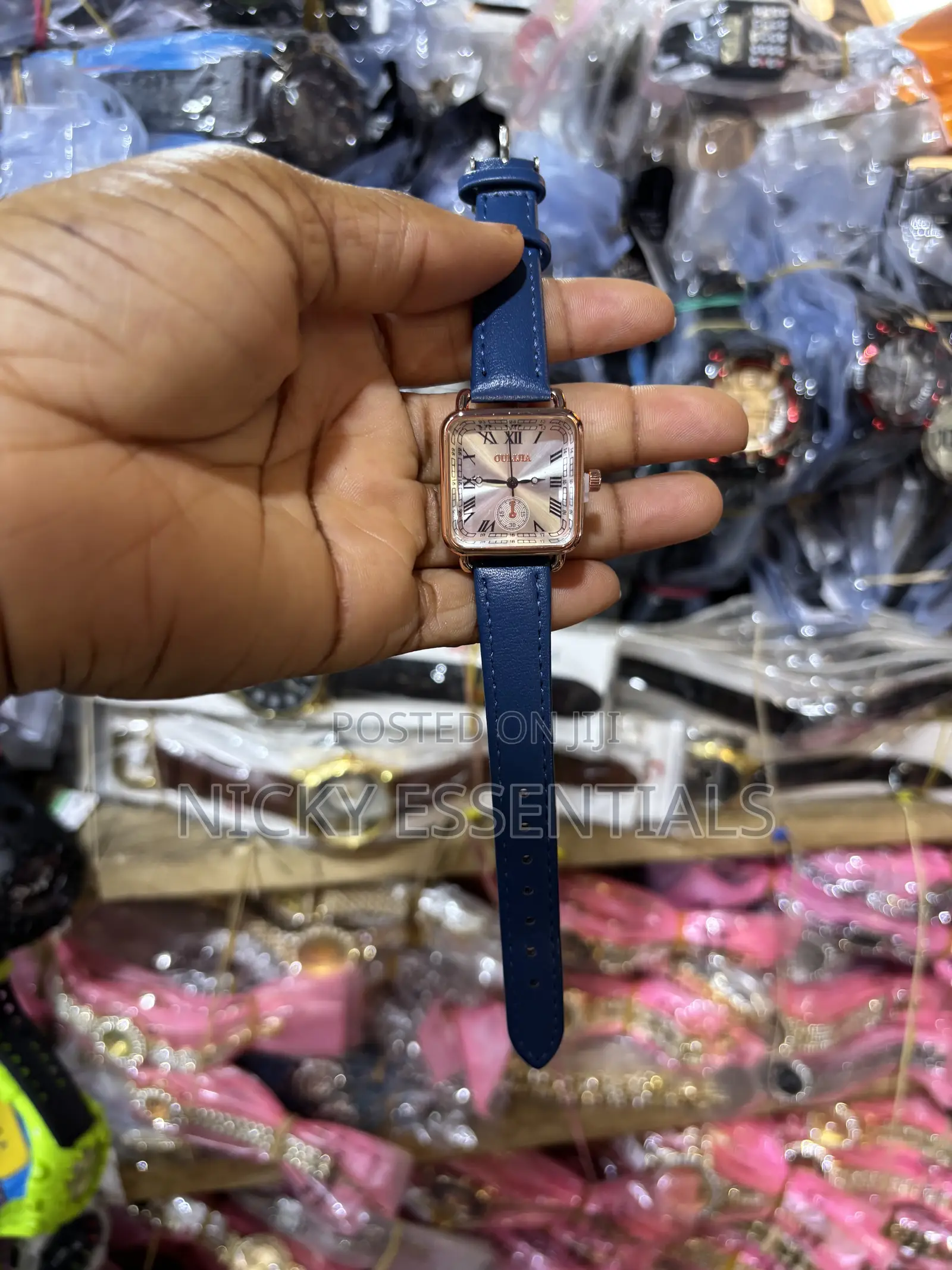 Ladies Fashion Watch With Leather Strap