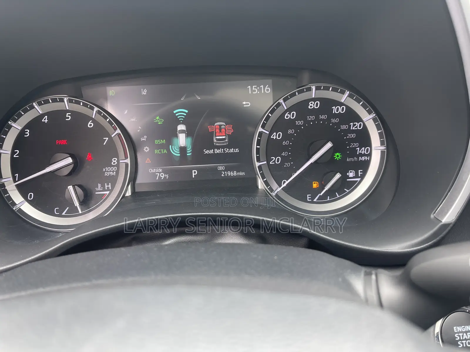Toyota Highlander Platinum 2022 Black