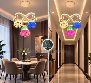 Butterfly She'd Muiti Colir Pendant Light