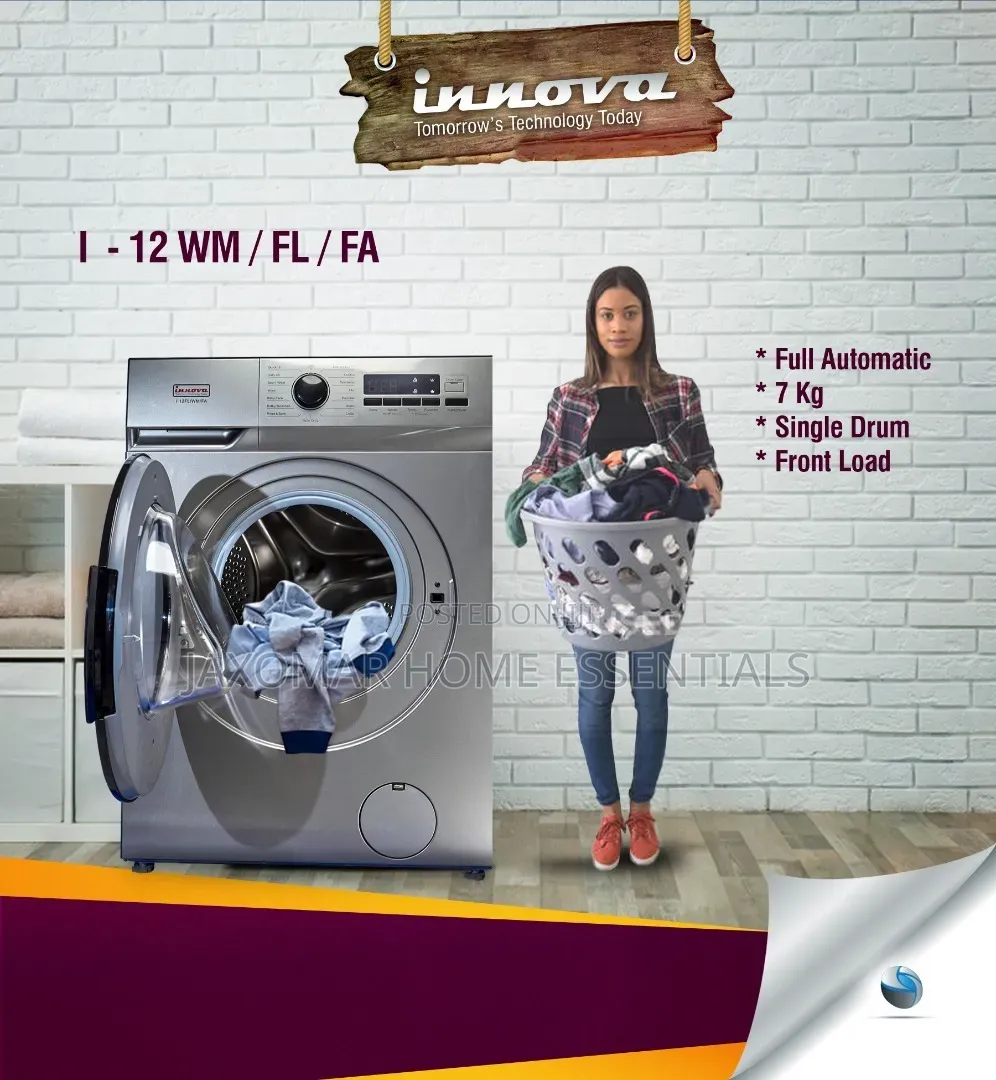 7kg Innova Front Load Washing Machine