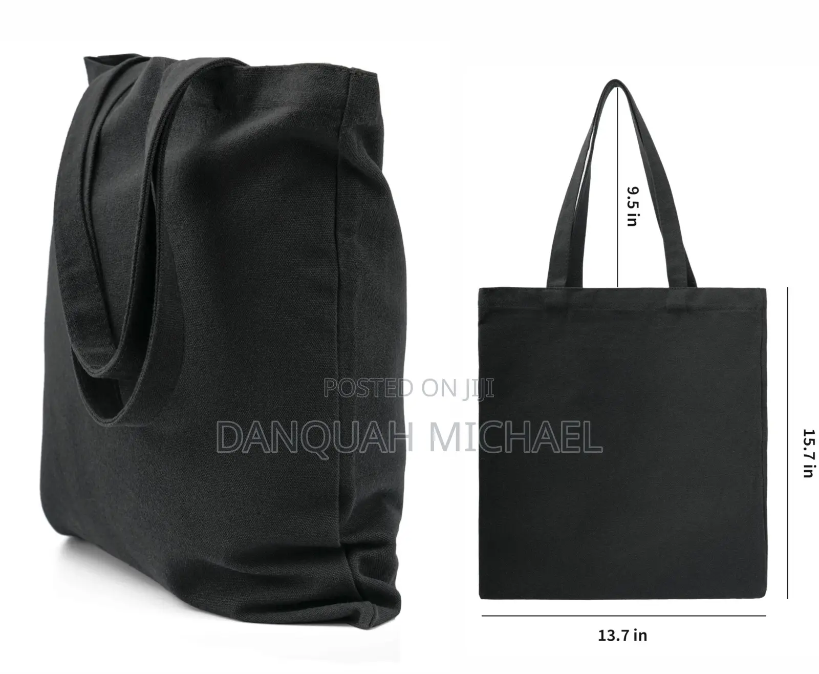 Tote Bags ( Cream and Black )