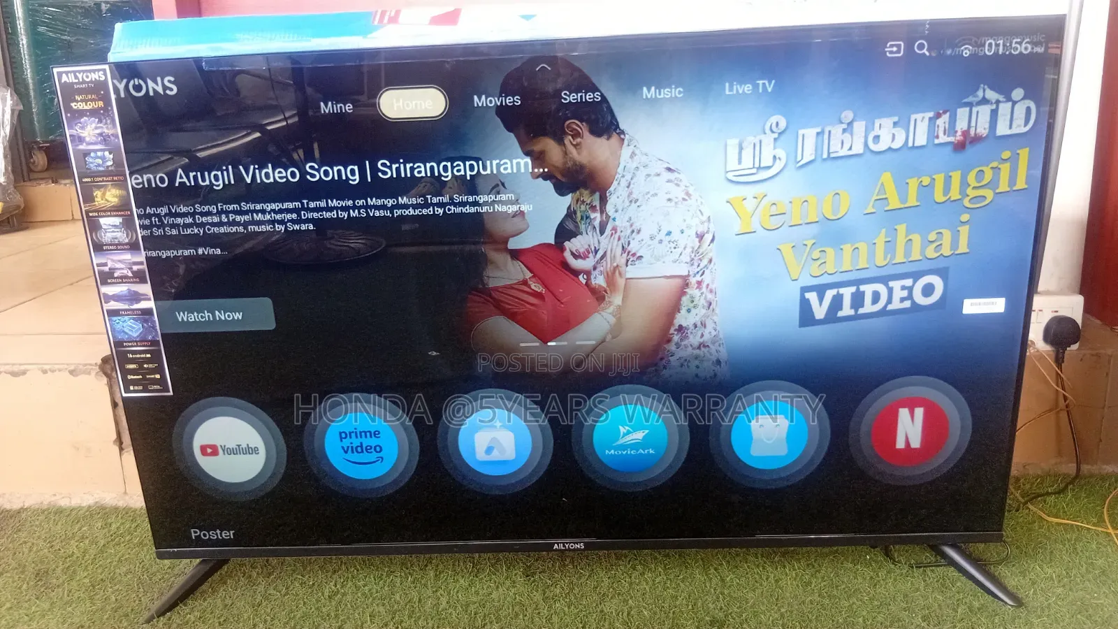 Big Screen AILYONS 50” Smart TV – Modern Affordable 50inches