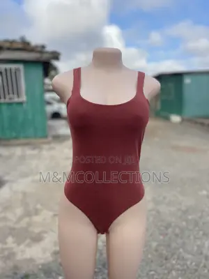 Women's Bodysuit Sleeveless Maroon