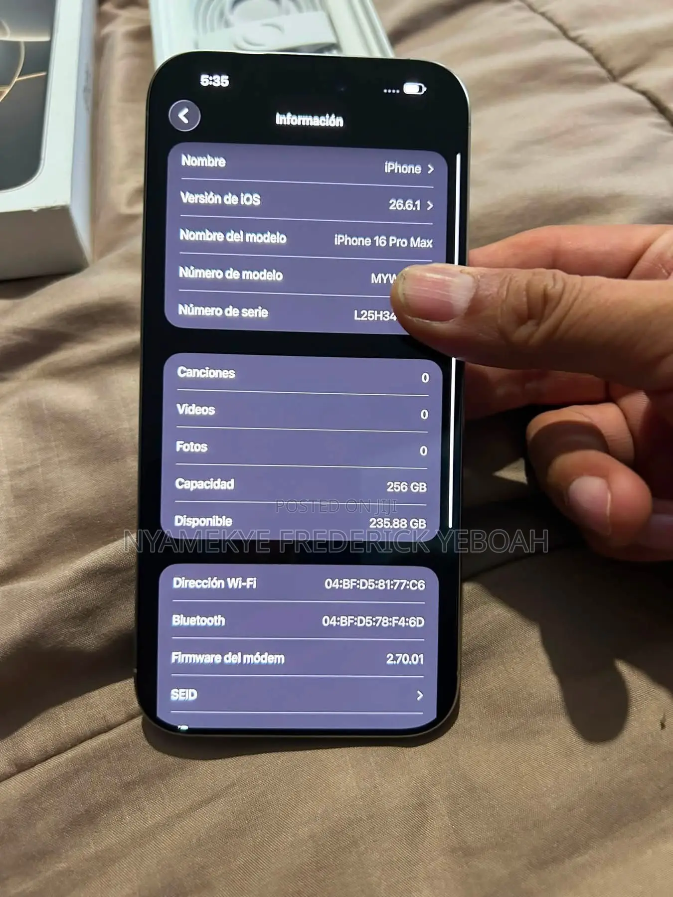 Apple iPhone 16 Pro Max 256 GB Gray