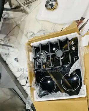 Great Offer on 2 Gas Hob 2 Electric (Black) Kenwood