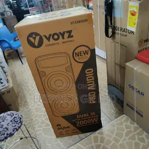 Party Hard and Clean With Our Great 2000W Voyz Bluetooth Speaker