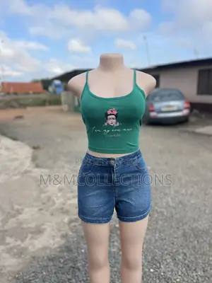 Frida Kahlo Crop Top Green