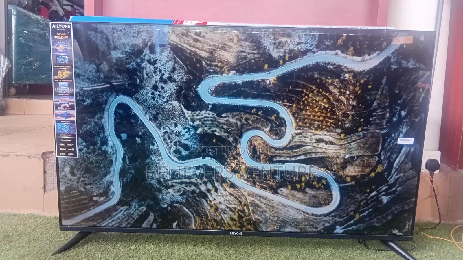 Ailyons 50-Inch TV – Modern Design, Amazing Viewing