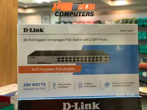 D-Link DGS-F1024p 24 Port PoE+ Gigabit Unmanaged Switch