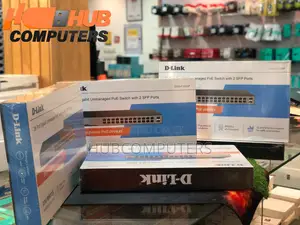 D-Link DGS-F1024p 24 Port PoE+ Gigabit Unmanaged Switch