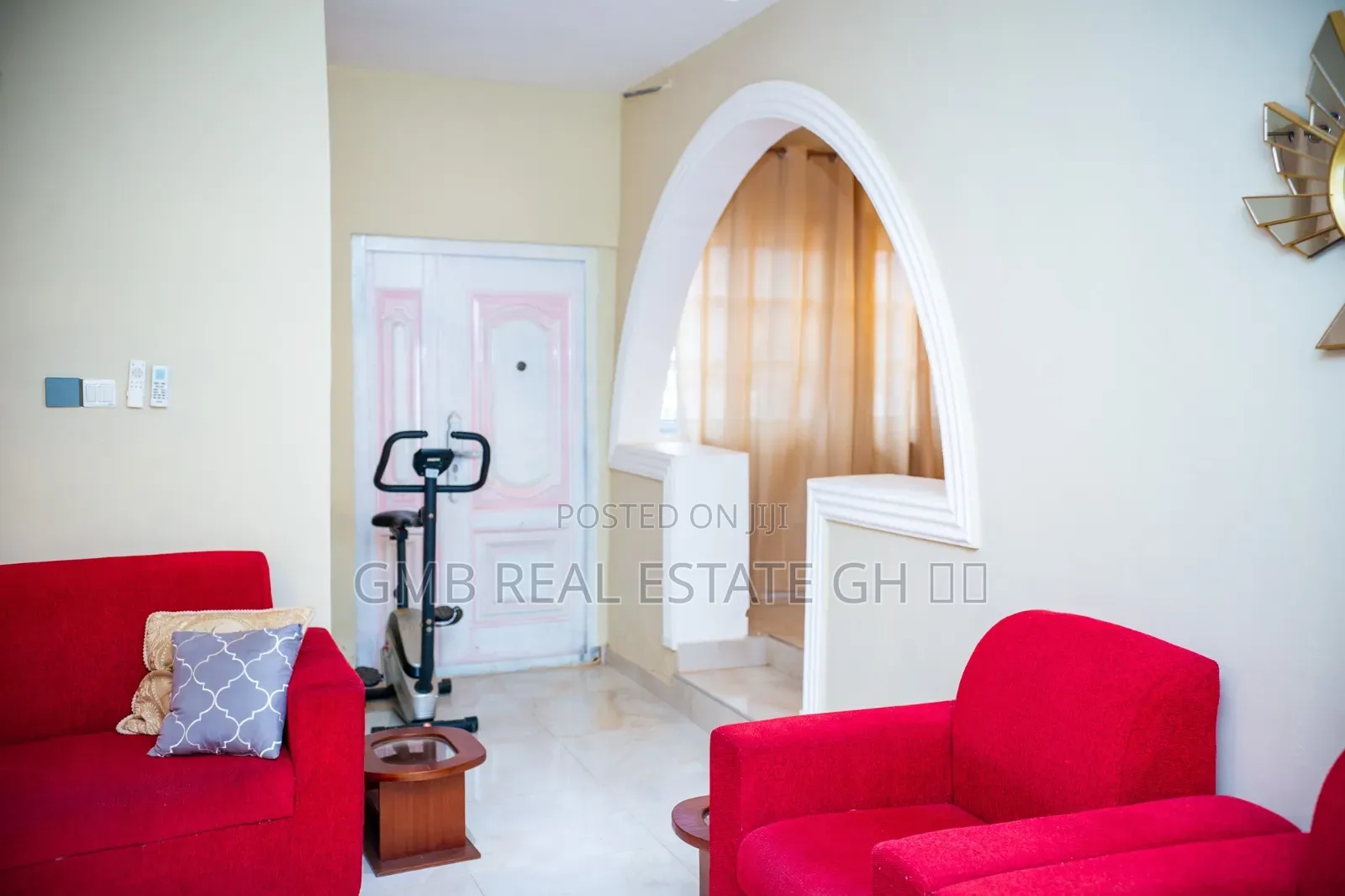 Furnished 3bdrm House in Ghana Flag for rent