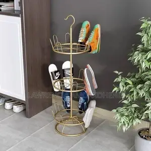 Rotating Multi Tier Shoe Rack