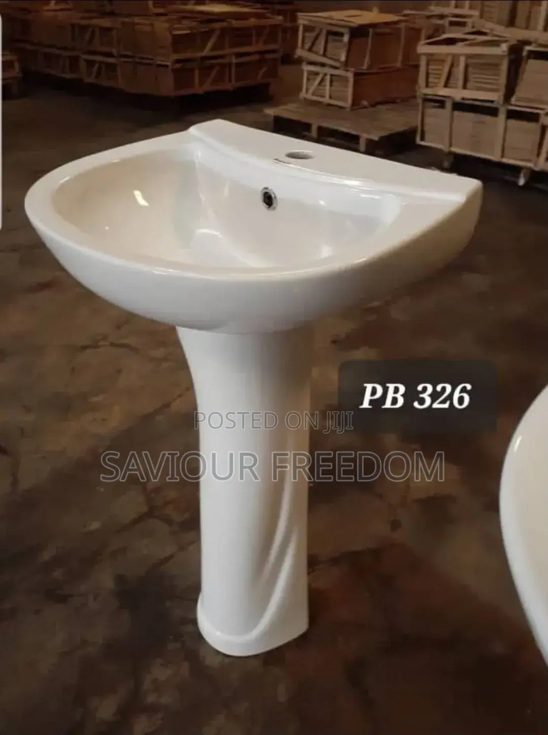 PB 326 Premium Pedestal Basin — Elegant Design for Modern Bathrooms