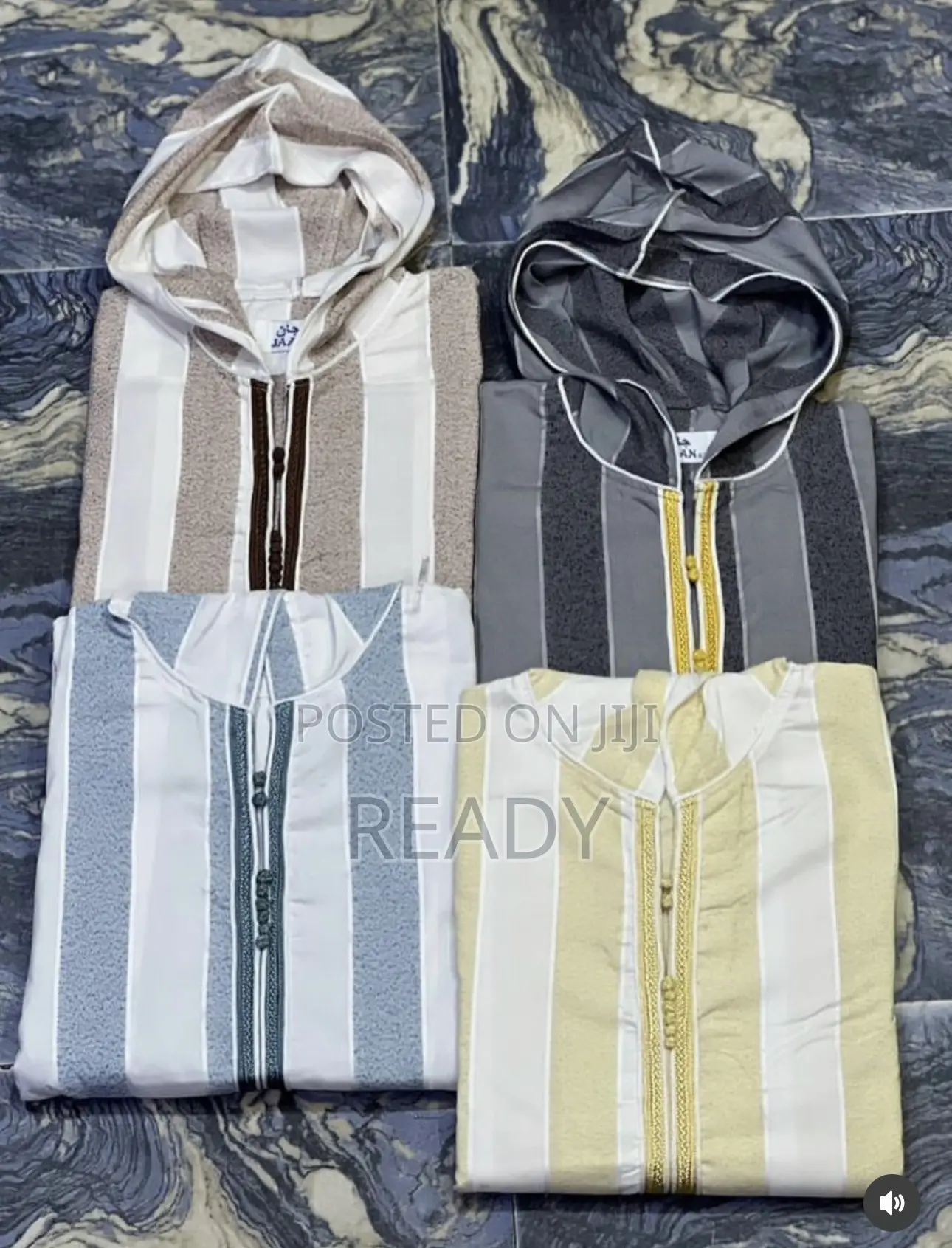Cotton Jalabiya With Cap