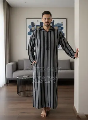 Cotton Jalabiya With Cap