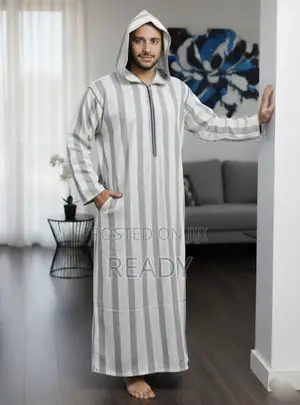 Cotton Jalabiya With Cap