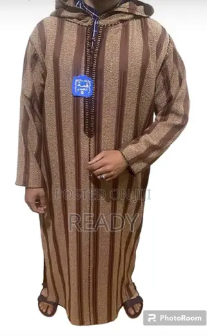 Cotton Jalabiya With Cap