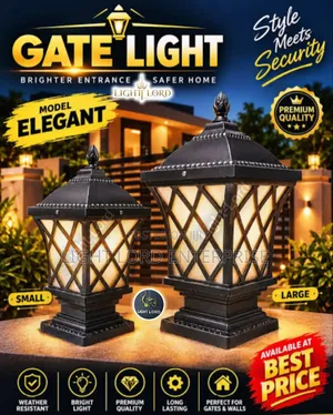 Cage House Pilar Standing Gate Light