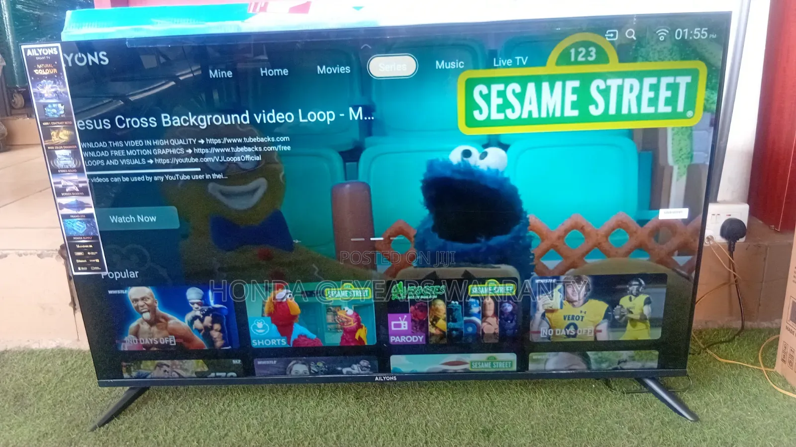 Enjoy Bigger Entertainment With AILYONS 50” Smart TV 50inches