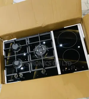 Newly Virtual (Black) Kenwood 2 Electric 3 Gas Hob