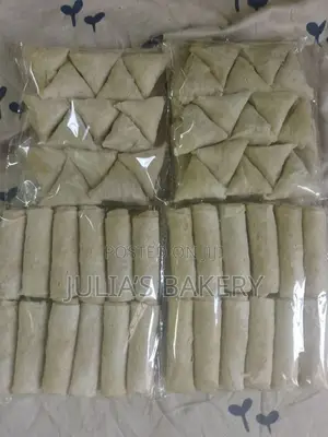 Spring Rolls and Samosa