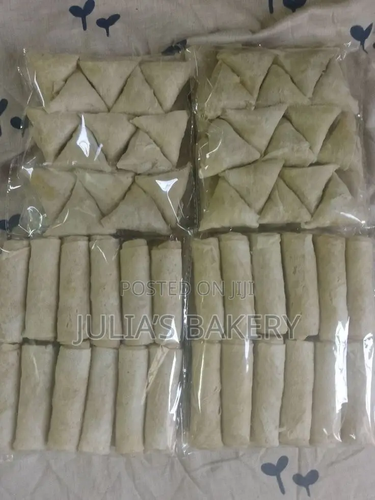 Spring Rolls and Samosa