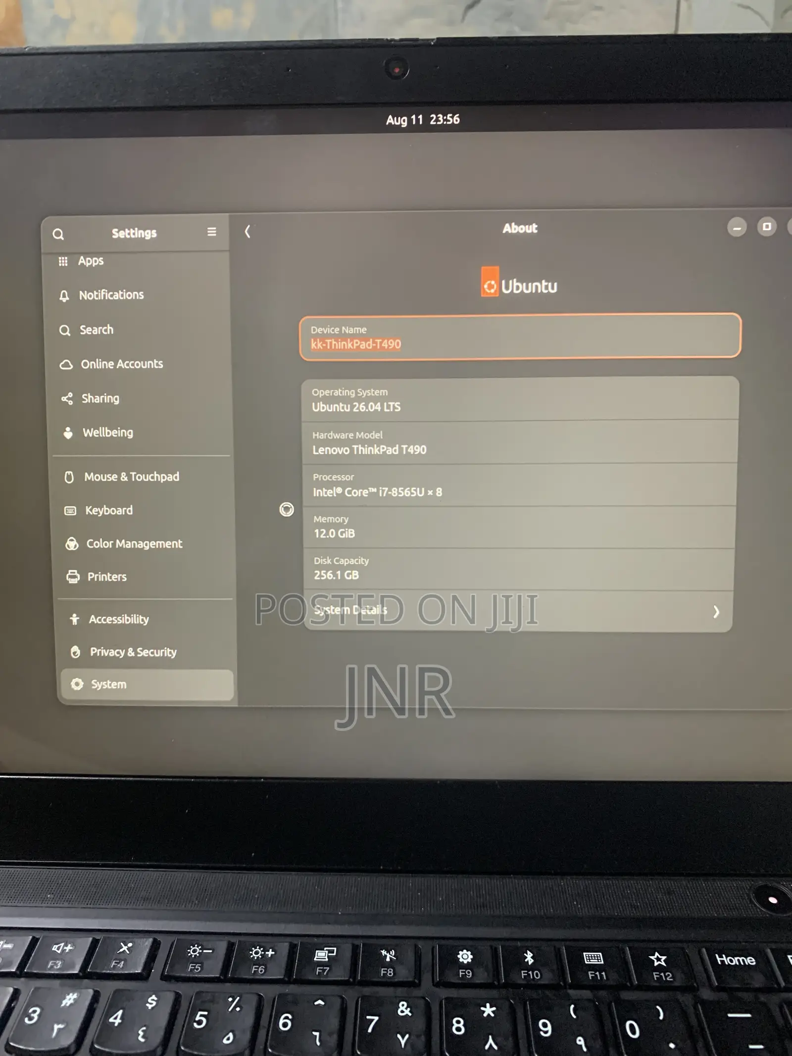 Laptop Lenovo ThinkPad T490s 12GB Intel Core i7 SSD 256GB