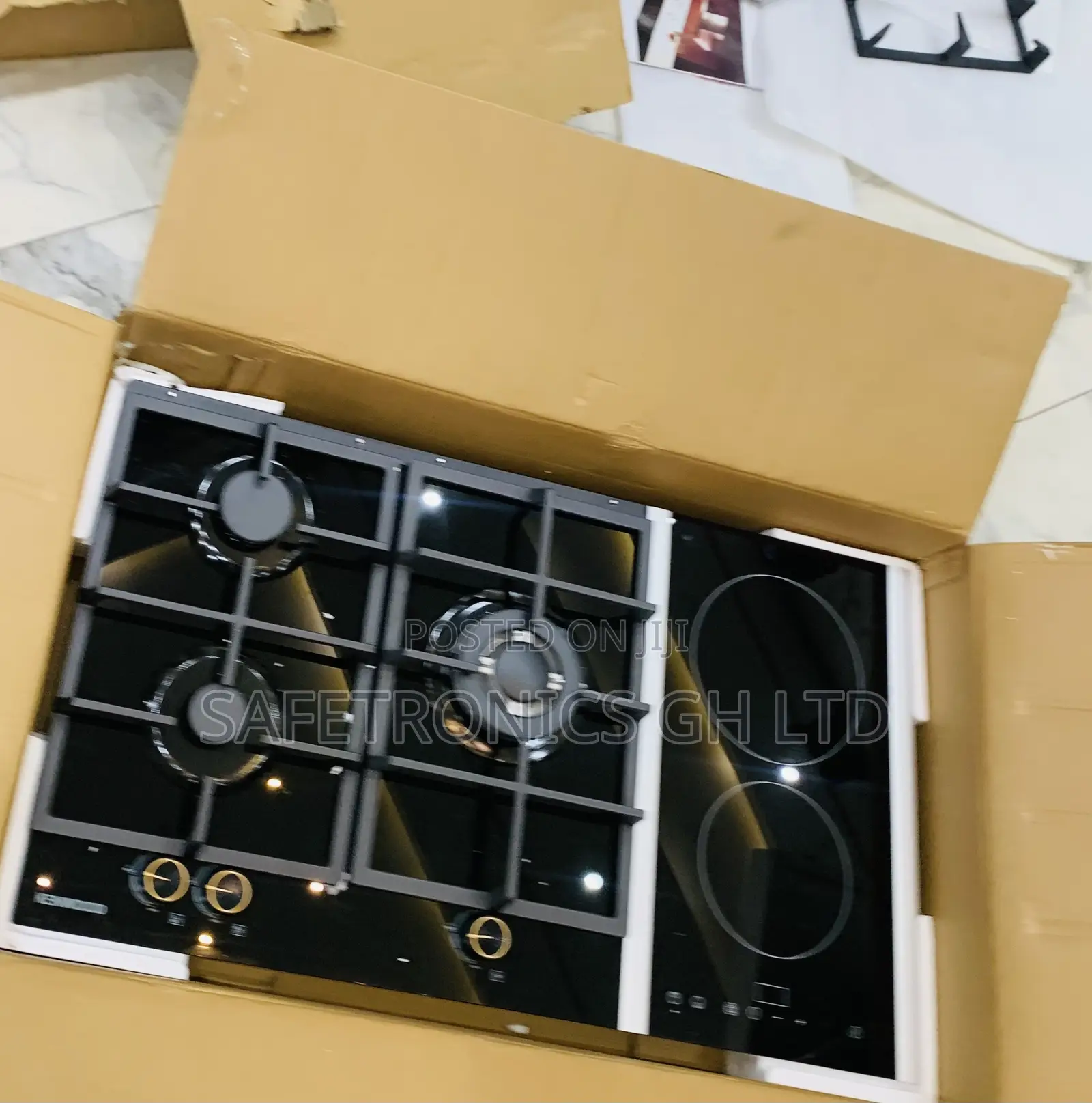 Choose Original Kenwood ~~ 2 Electric 3 Gas Hob (Black)