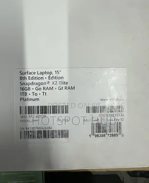 New Microsoft Surface Laptop 16GB Qualcomm Snapdragon X Elite SSD 1T