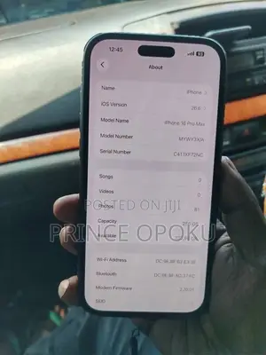 Apple iPhone 16 Pro Max 256 GB Gray