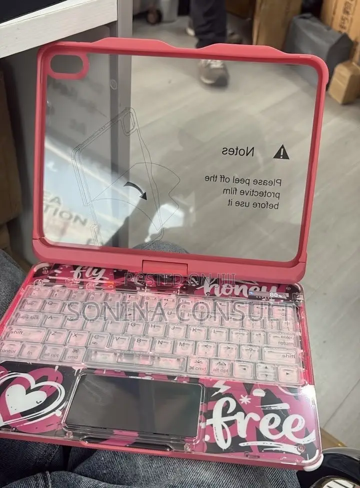 iPad Magic Keyboard 360 Degrees Rotation and Light Up Keyboard