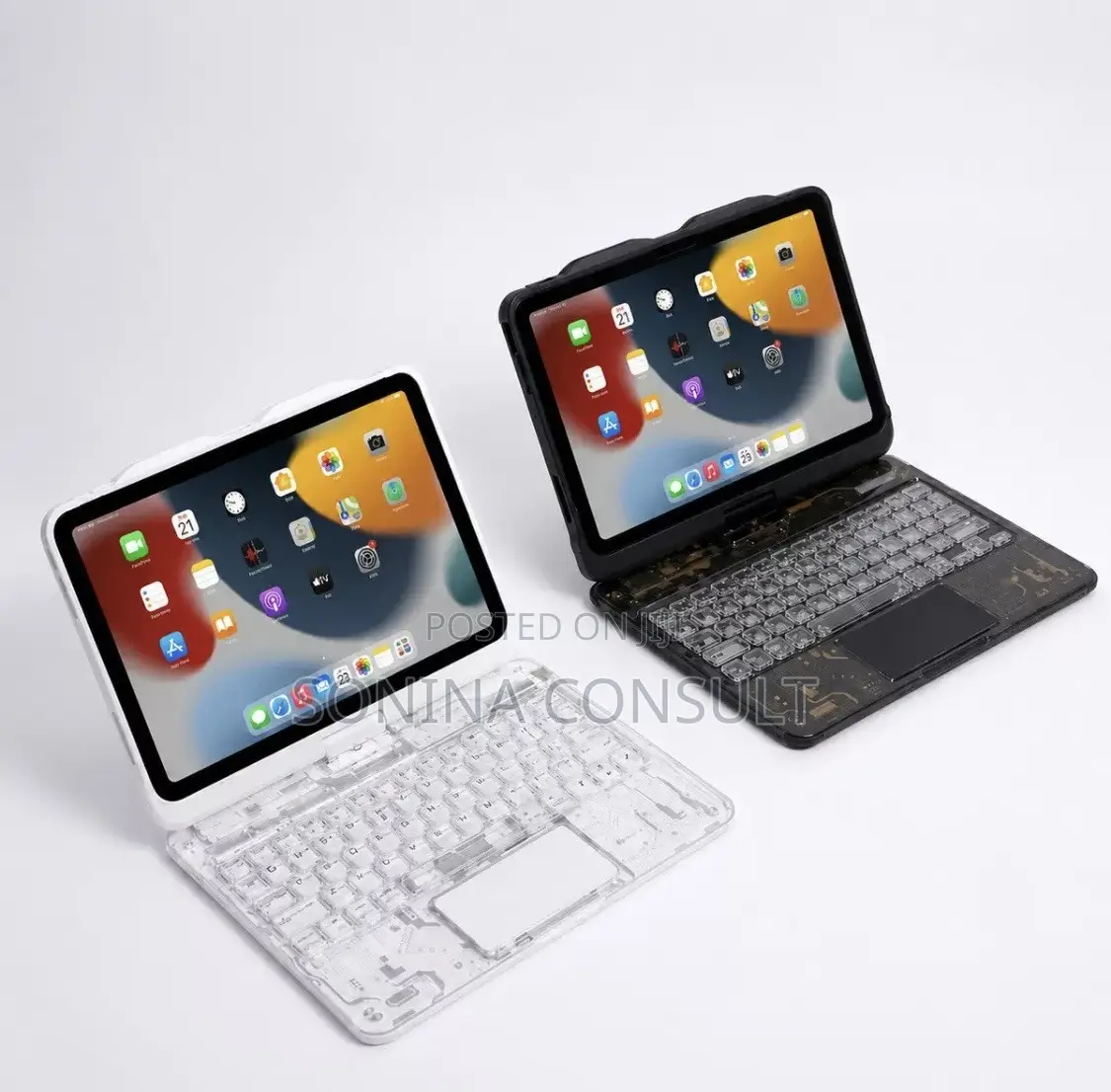 iPad Magic Keyboard 360 Degrees Rotation and Light Up Keyboard