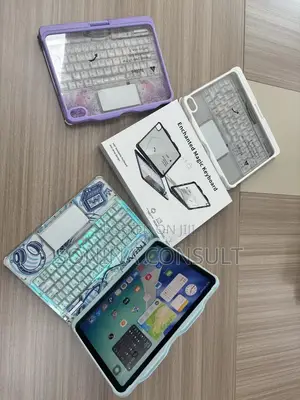 iPad Magic Keyboard 360 Degrees Rotation and Light Up Keyboard