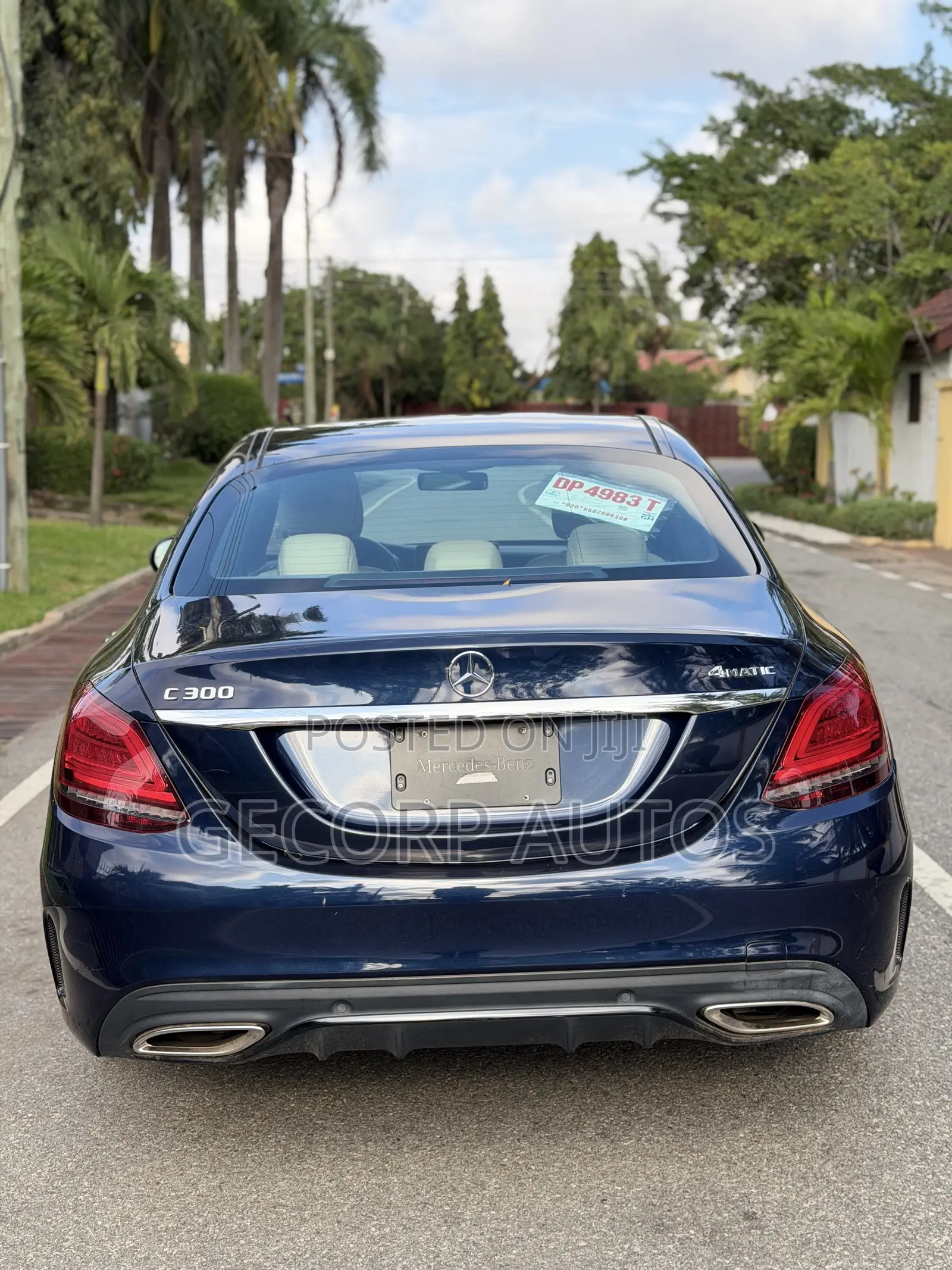 Mercedes-Benz C300 Base C300 AWD 4MATIC Sedan 2019 Blue