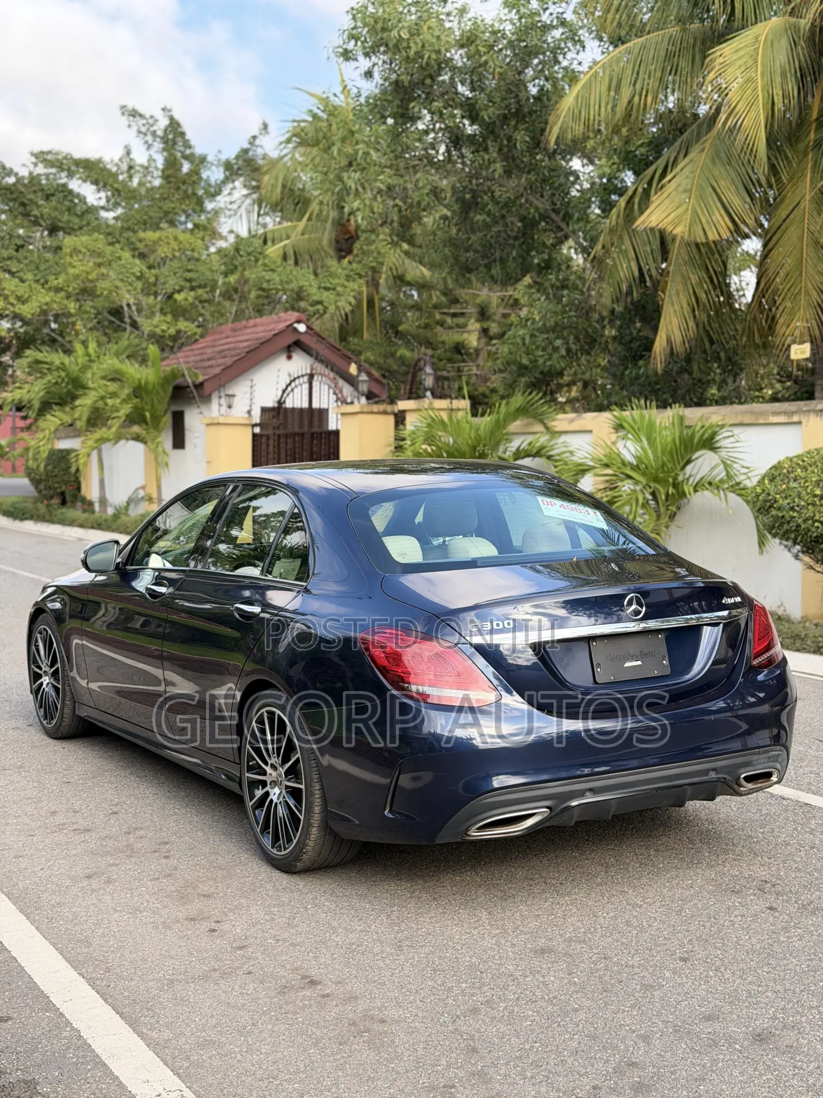 Mercedes-Benz C300 Base C300 AWD 4MATIC Sedan 2019 Blue