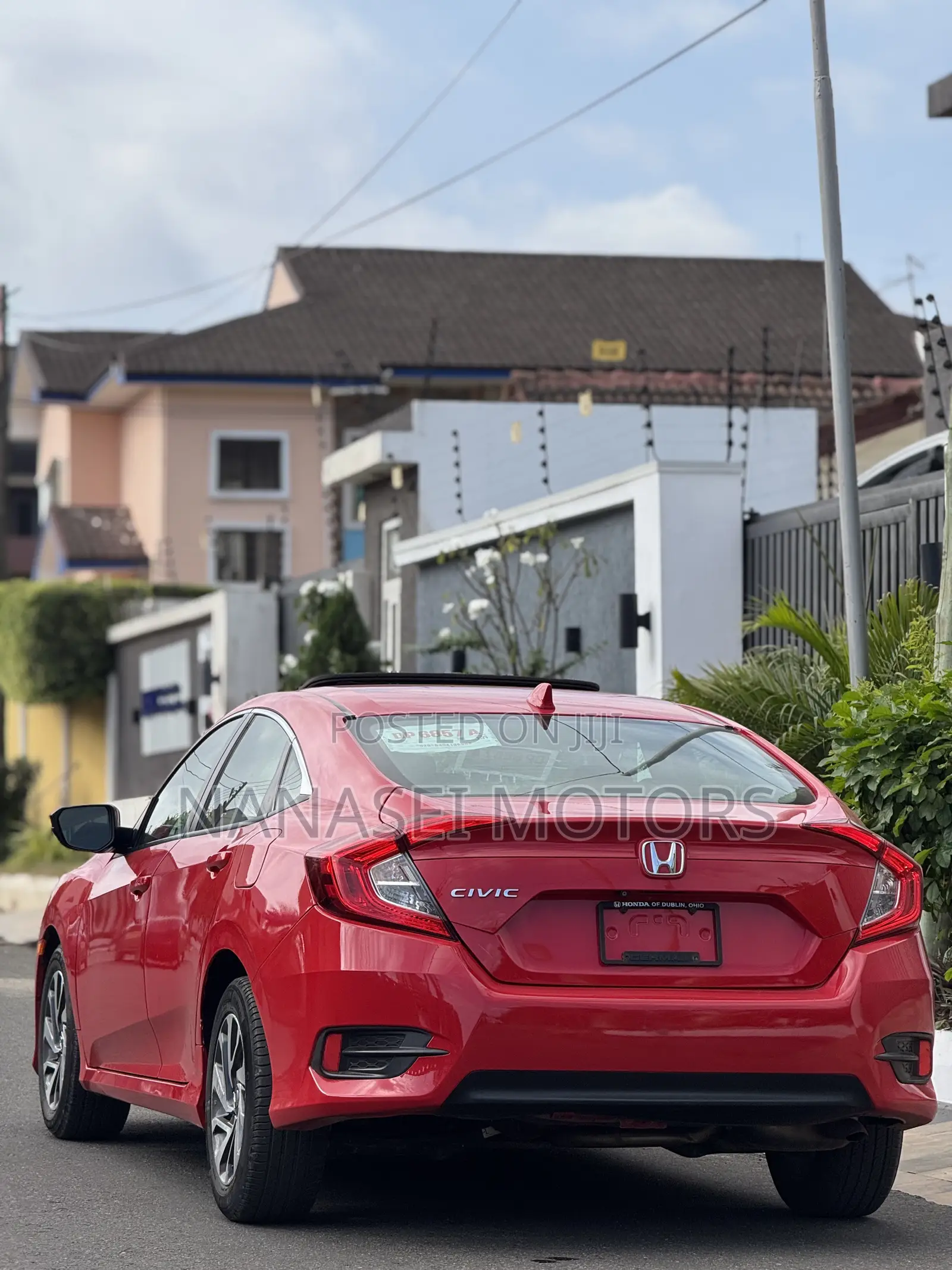 Honda Civic EX Sedan 2018 Red