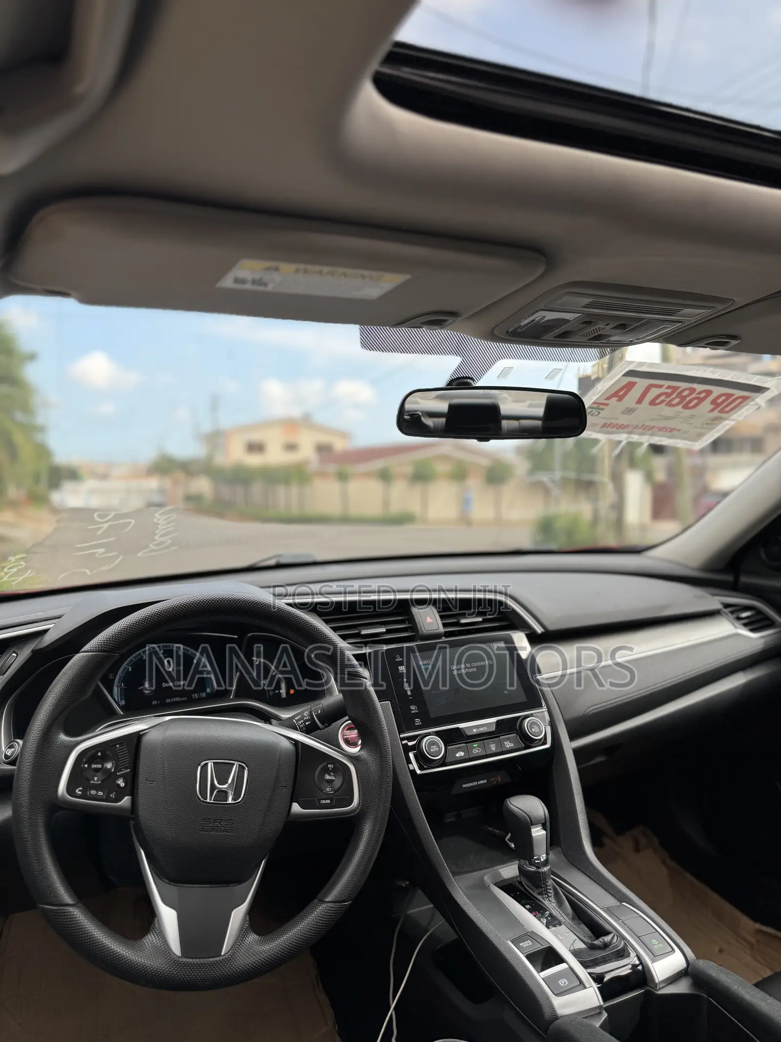 Honda Civic EX Sedan 2018 Red