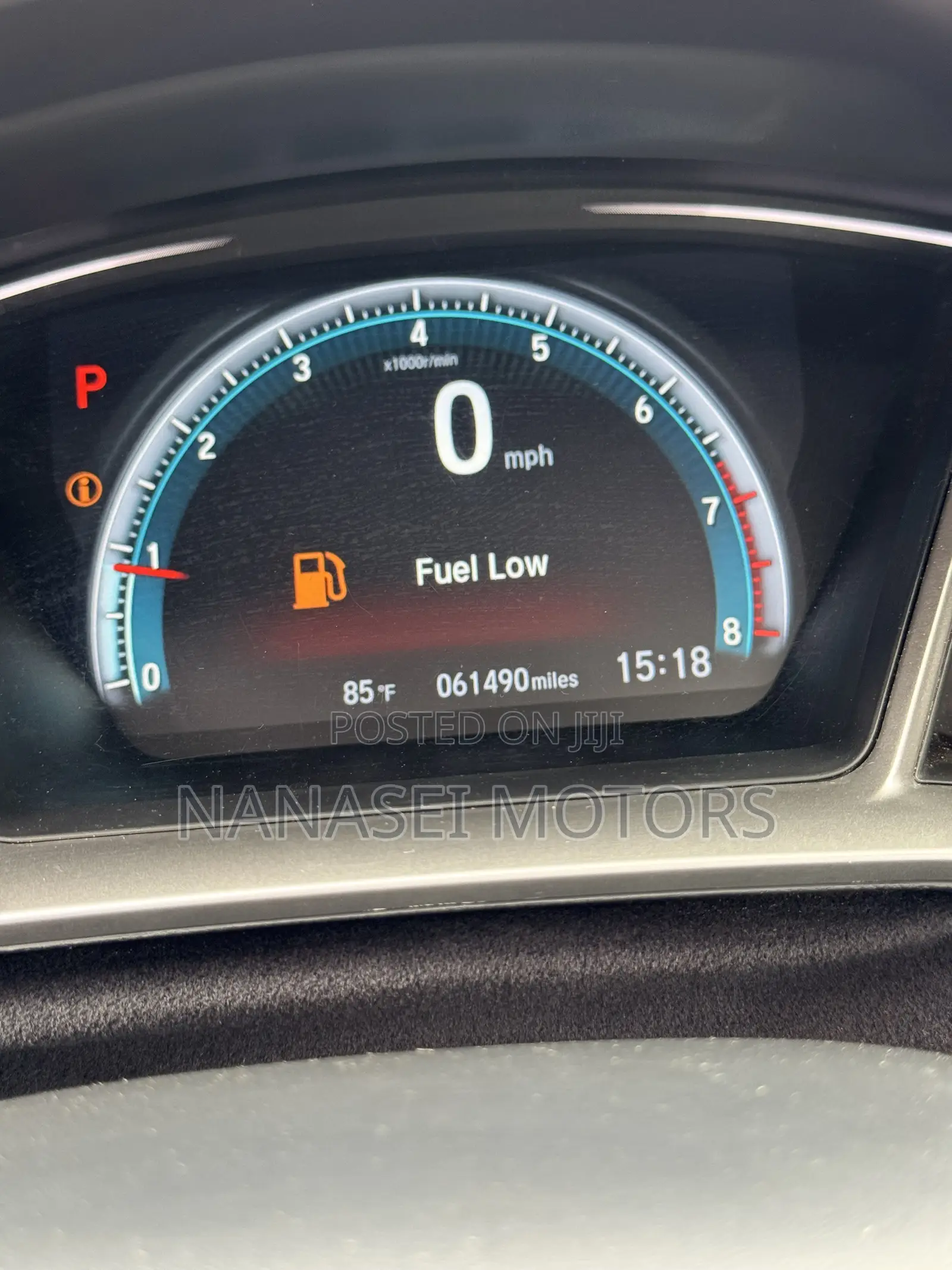 Honda Civic EX Sedan 2018 Red