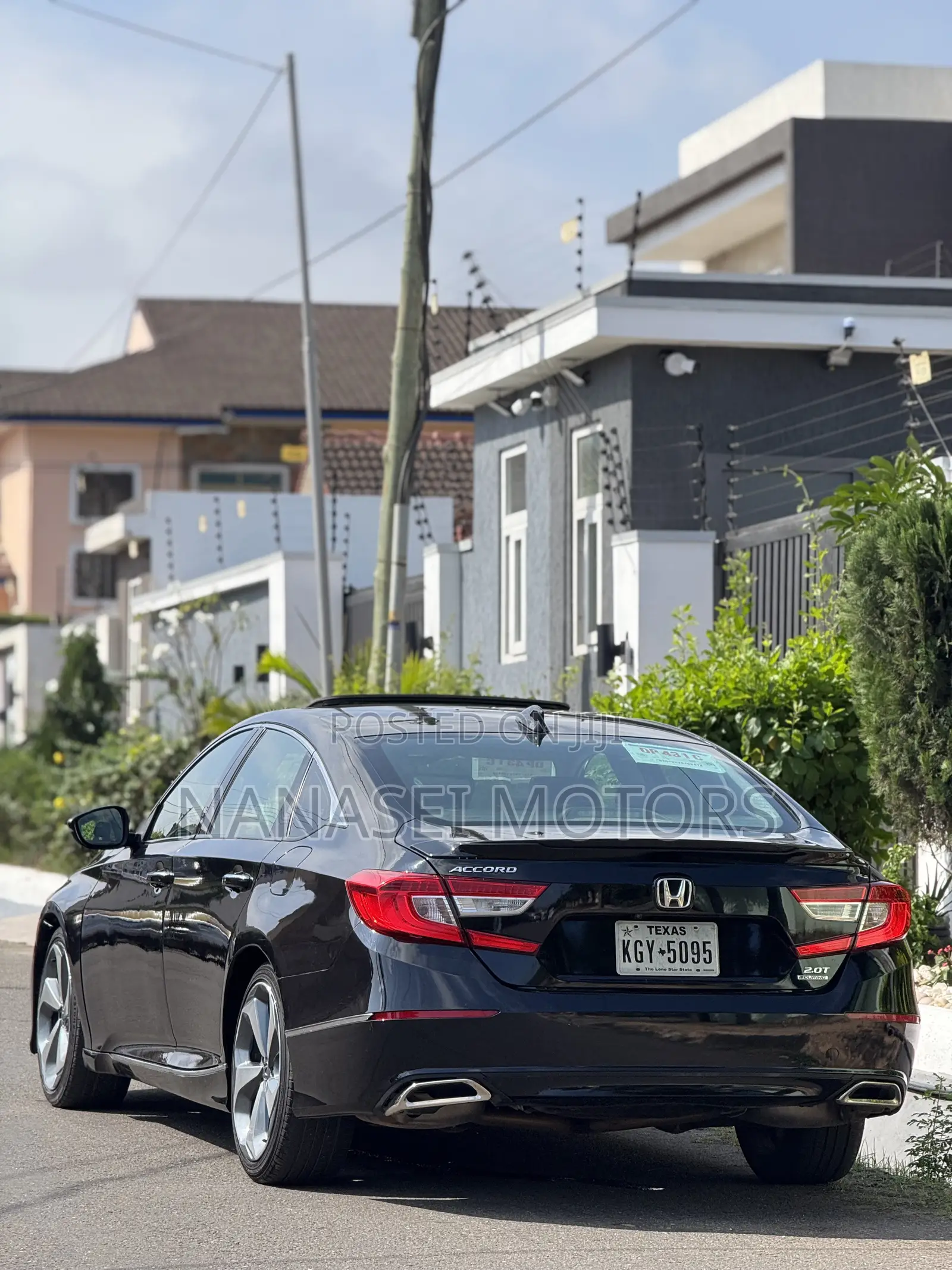 Honda Accord Sport (2.0L 4cyl Turbo 10A) 2019 Black