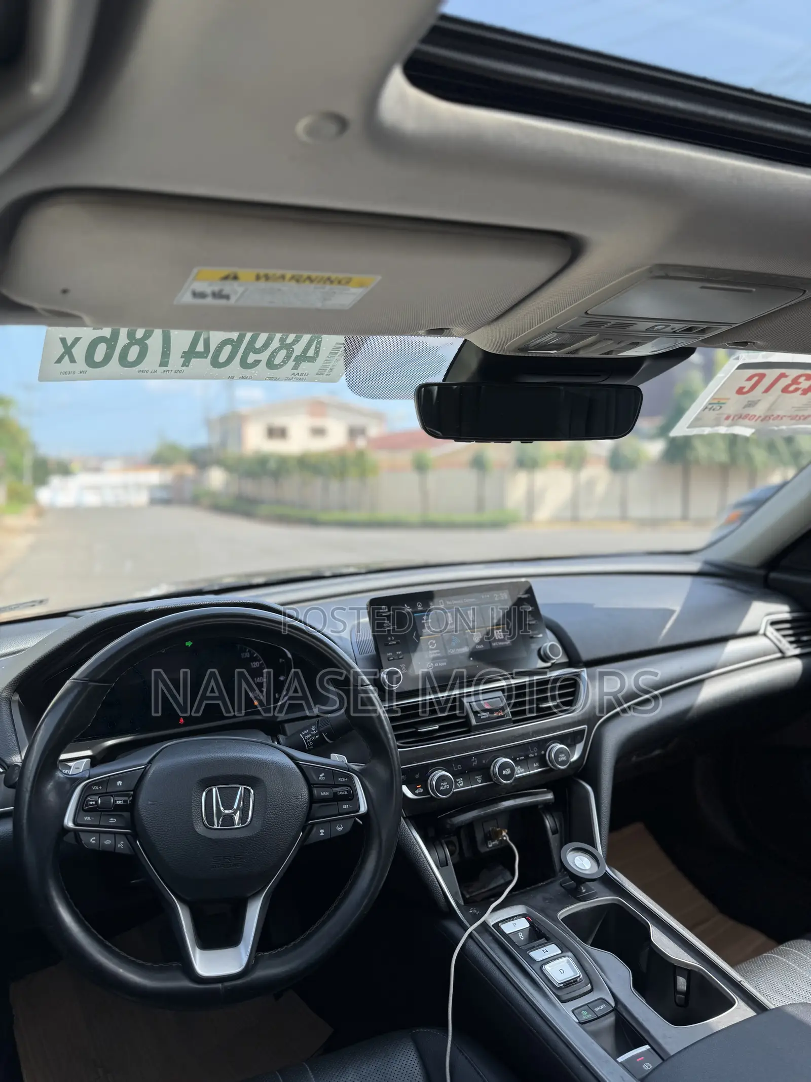 Honda Accord Sport (2.0L 4cyl Turbo 10A) 2019 Black