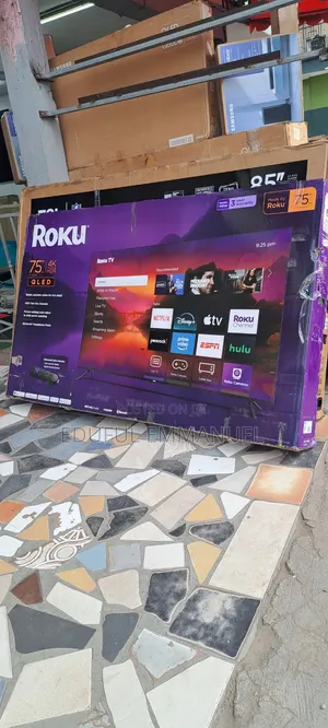 ROKU 75" Plus QLED Mini-Led UHD Smart Netflix YouTube Bluetooth