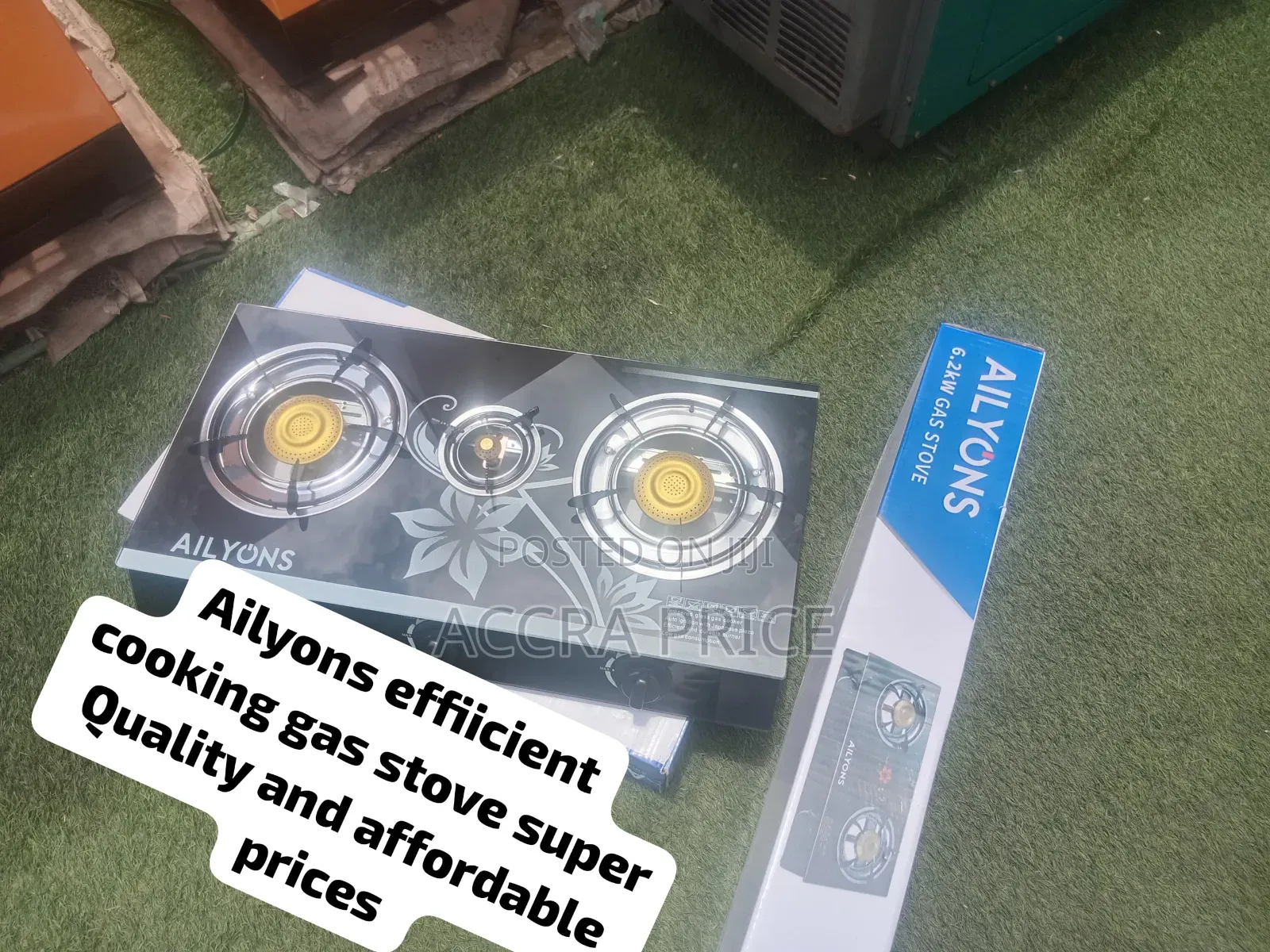 Ailyons Gas Cooker – Strong, Stylish Efficient Cooking Performance