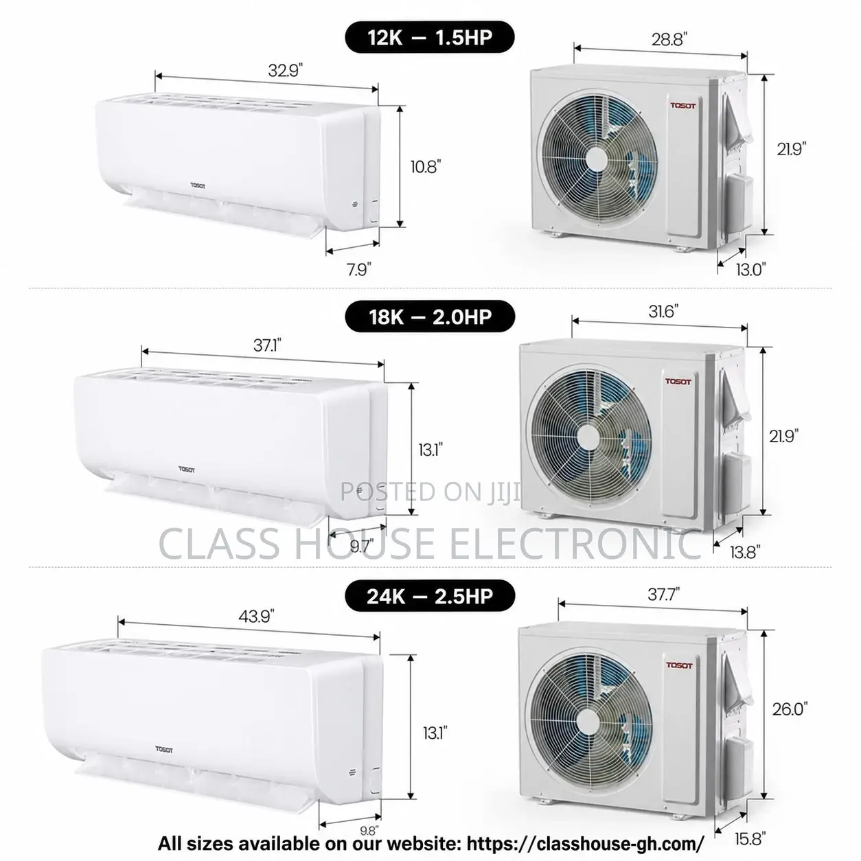 Tosot Split AC - R32 Inverter
