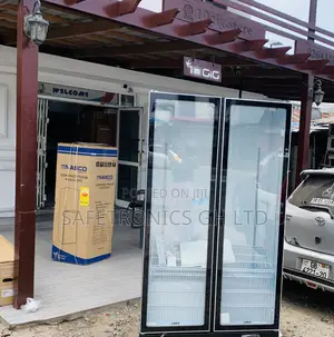 Secure Original Pearl (Black) 690 Liters Display 2 Doors Fridge