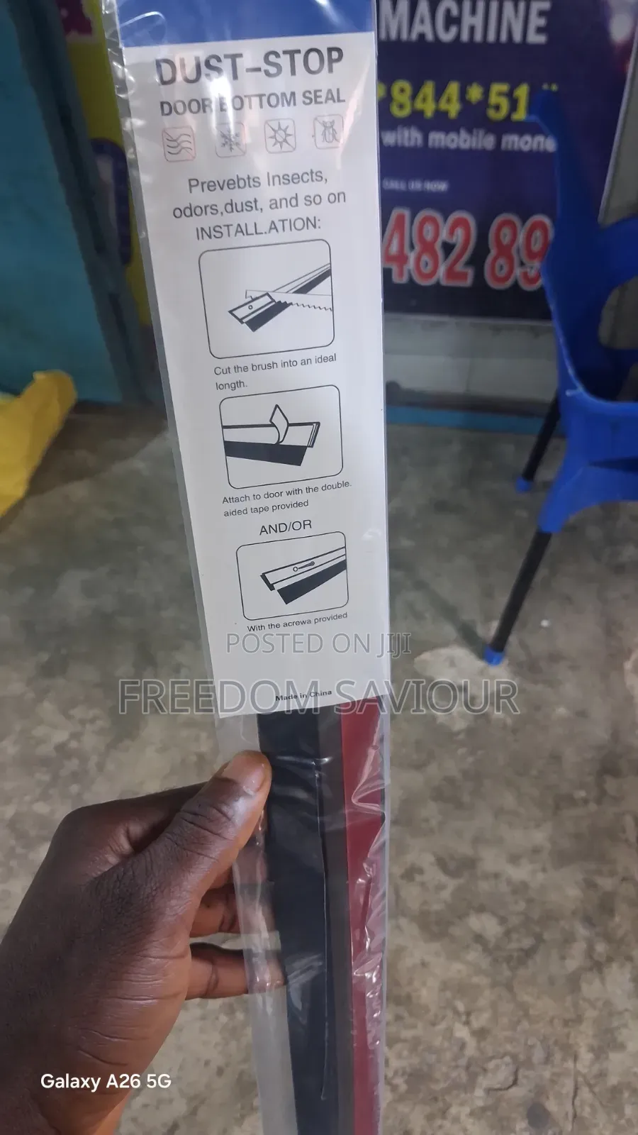Dust-Stop Door Bottom Seal – Dust Insect Protector