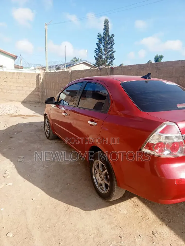 Chevrolet Aveo 1.2 Sedan T250 2011 Red