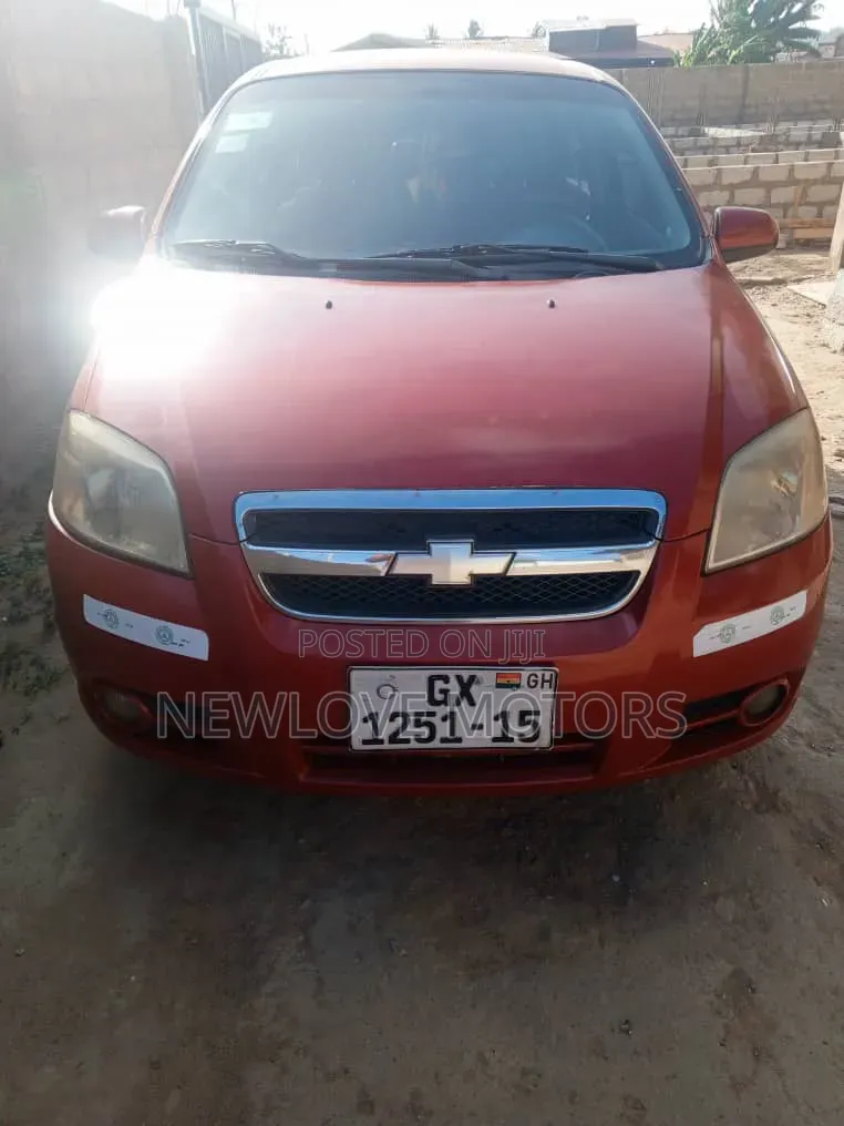 Chevrolet Aveo 1.2 Sedan T250 2011 Red