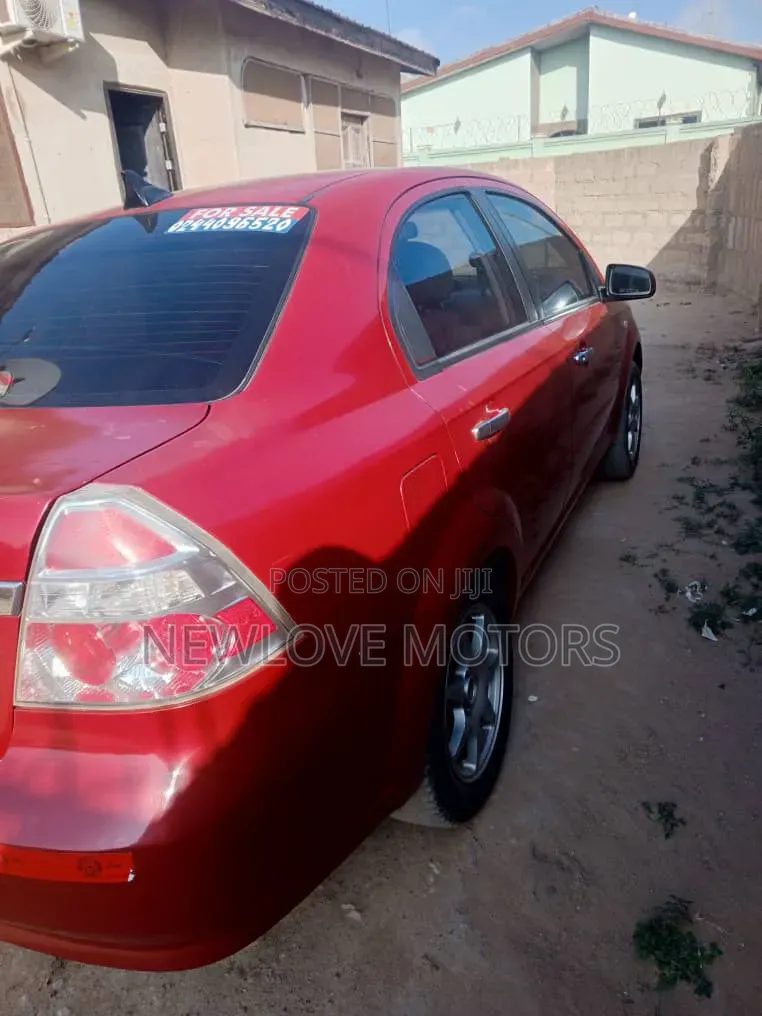 Chevrolet Aveo 1.2 Sedan T250 2011 Red